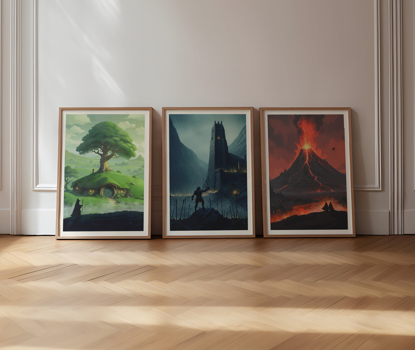 Quest of the Ring - Lord of the Rings Poster Set - LOTR Wall Art