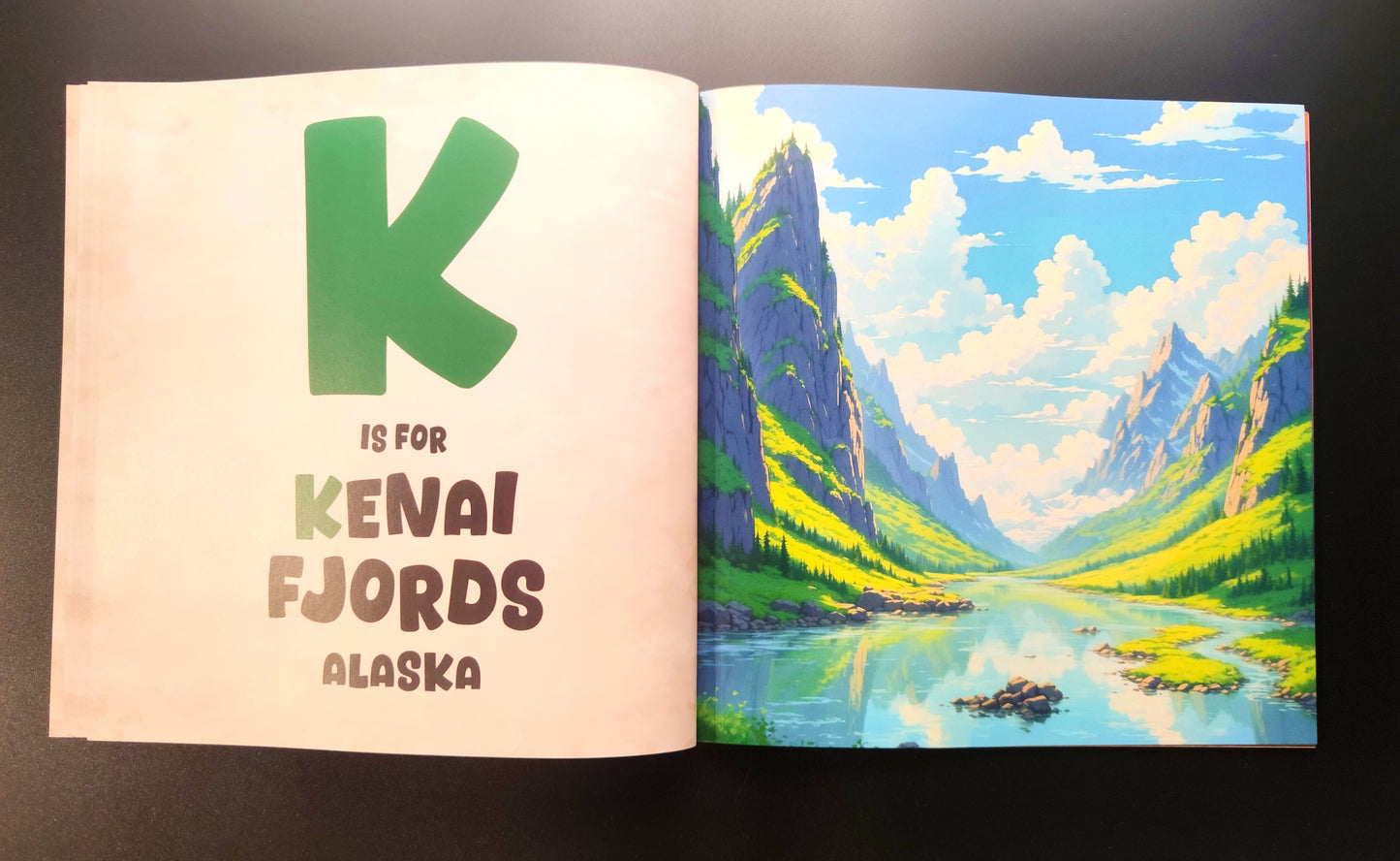 ABC Book National Park - Alphabet Picture Kids Book - Children Toddler Learning Book - 8,3*8,3 inches - 26 Stunning Illustrations