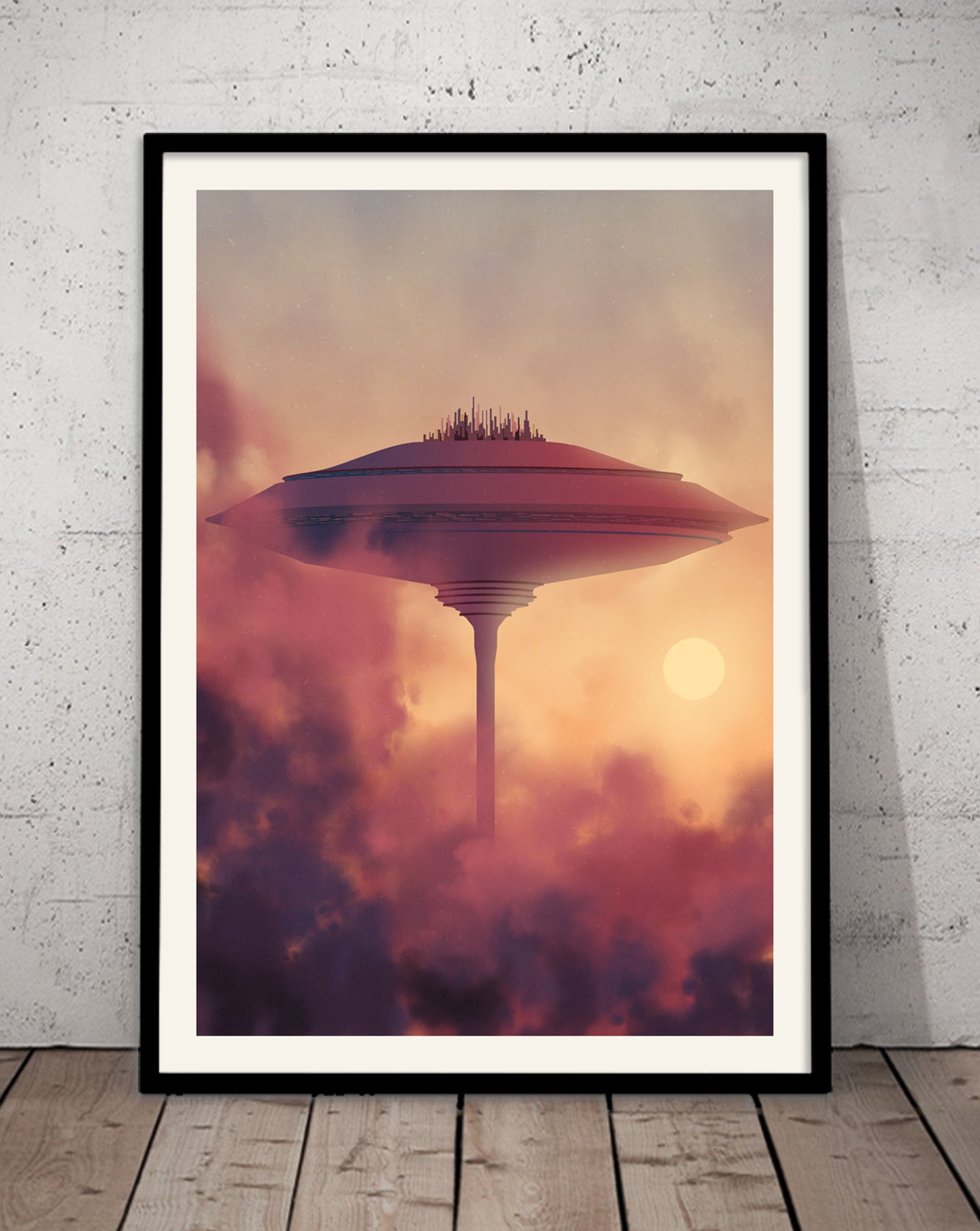 Bespin - Star Wars Travel Poster, Star Wars Planet Minimalist Poster