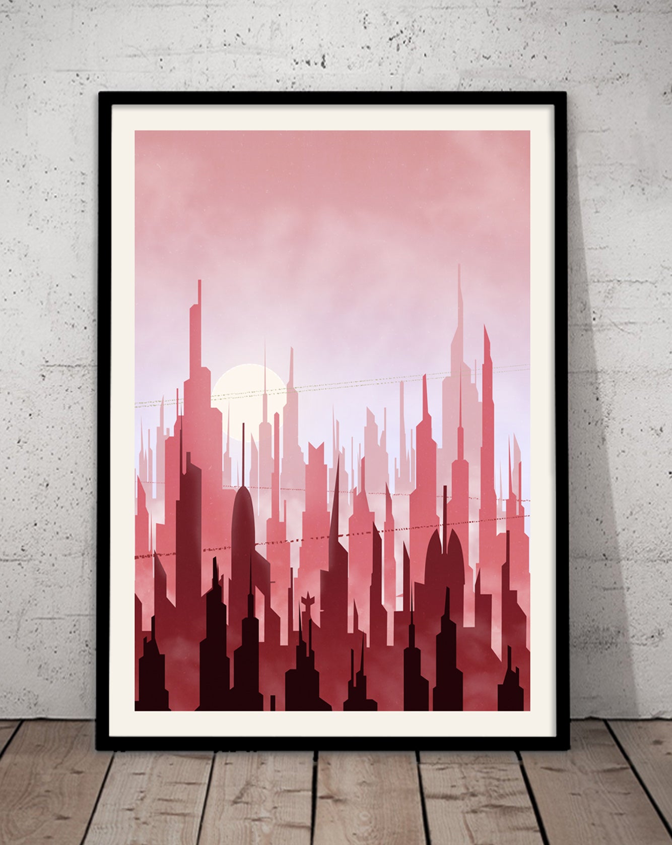 Coruscant - Star Wars Travel Poster, Star Wars Planet Minimalist Poster