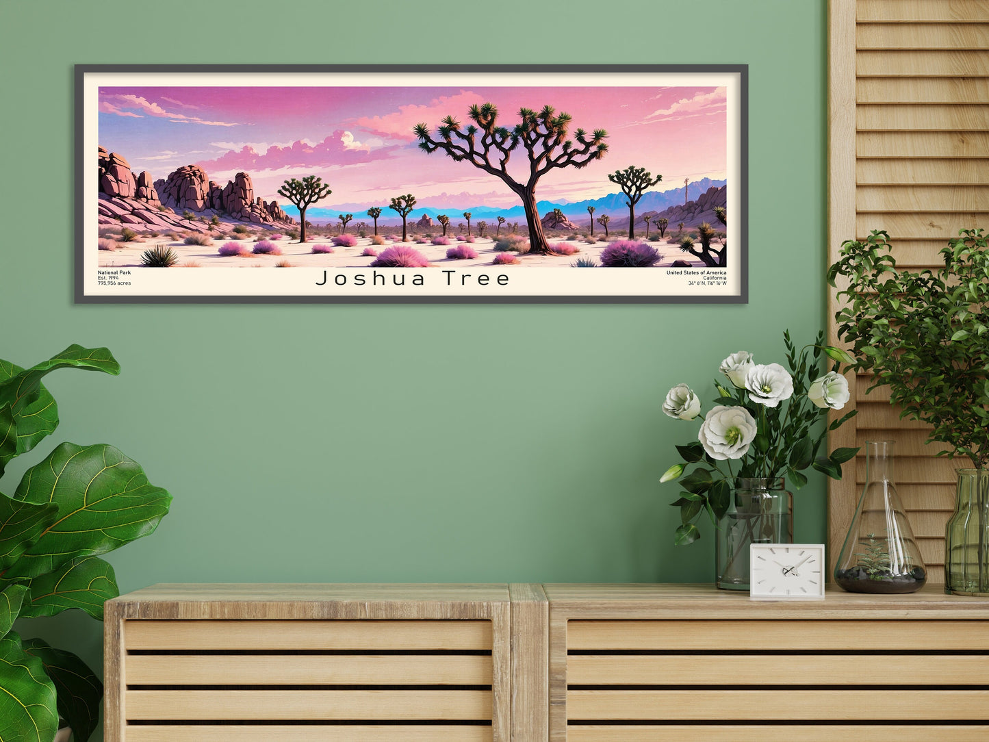 National Park USA Panoramic Poster Sets - Panorama Painting NPS - Wall Decor Modern - Scenic Poster - horizontal poster