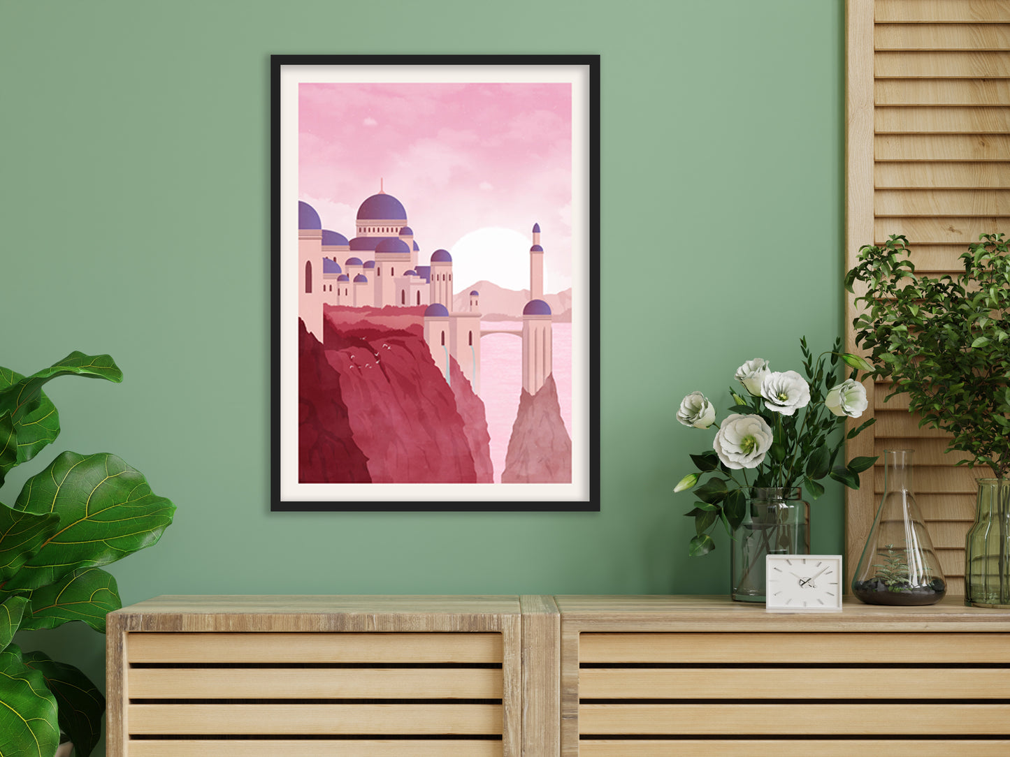 Naboo - Star Wars Travel Poster, Star Wars Planet Minimalist Poster