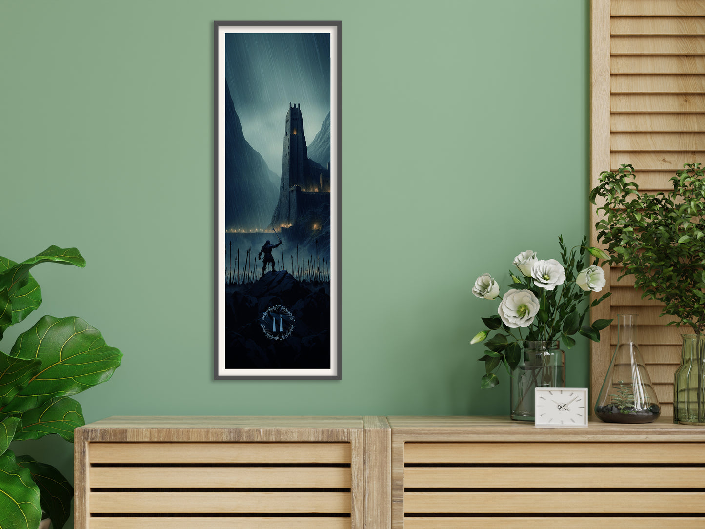 Lord of the Rings Trilogy Art Prints - Set of 3 Posters - LOTR Posters - Tryptych