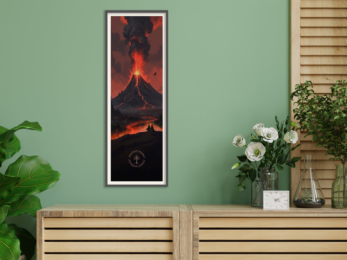 Lord of the Rings Trilogy Art Prints - Set of 3 Posters - LOTR Posters - Tryptych